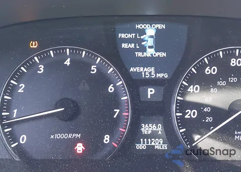 2012 Lexus Ls 460 из США, поврежденный, VIN JTHCL5EF3C5014916